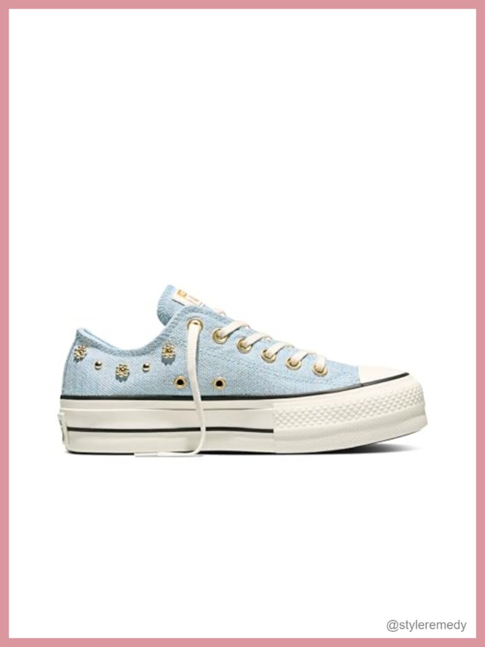 Chuck Taylor All Star Lift Platform Heathered Glam Low Top Sneaker